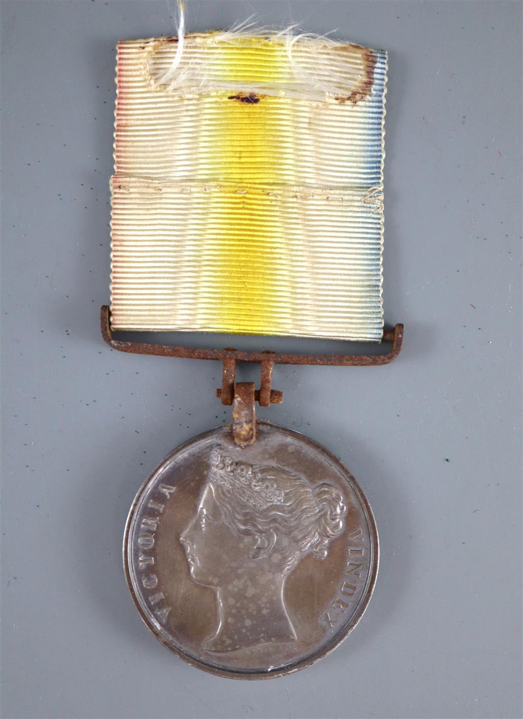 A Victorian Candahar Ghuznee Cabul medal to Assistant-Surgeon Edward Rotheram Cardew, 27th Bengal NI,
